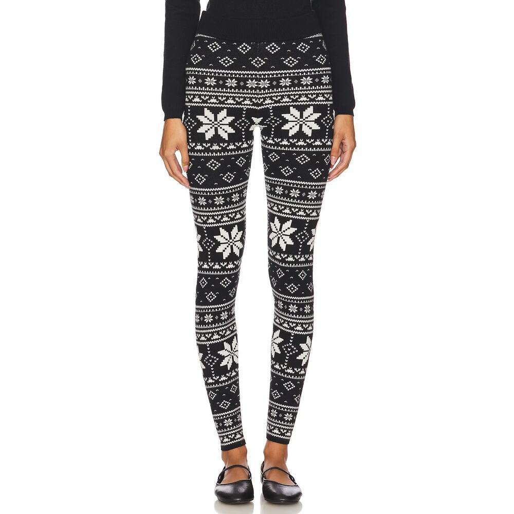 Show Me Your MuMu Cozy Thick Leggings in Fair Isle Knit NWT